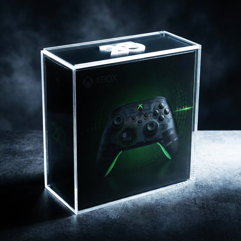LARGE Custom Acrylic Protector & Display Case - up to 11.75"x11.25"x2" (299x288x51 mm)