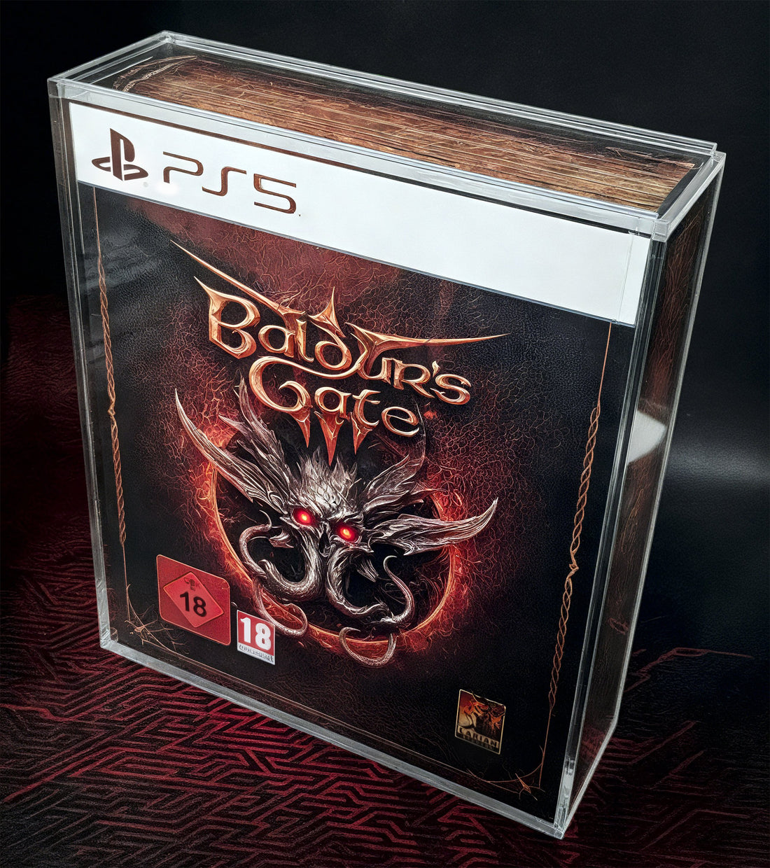 Baldurs Gate 3 Deluxe (PC, XBOX and PS5) Edition Acrylic Display Case