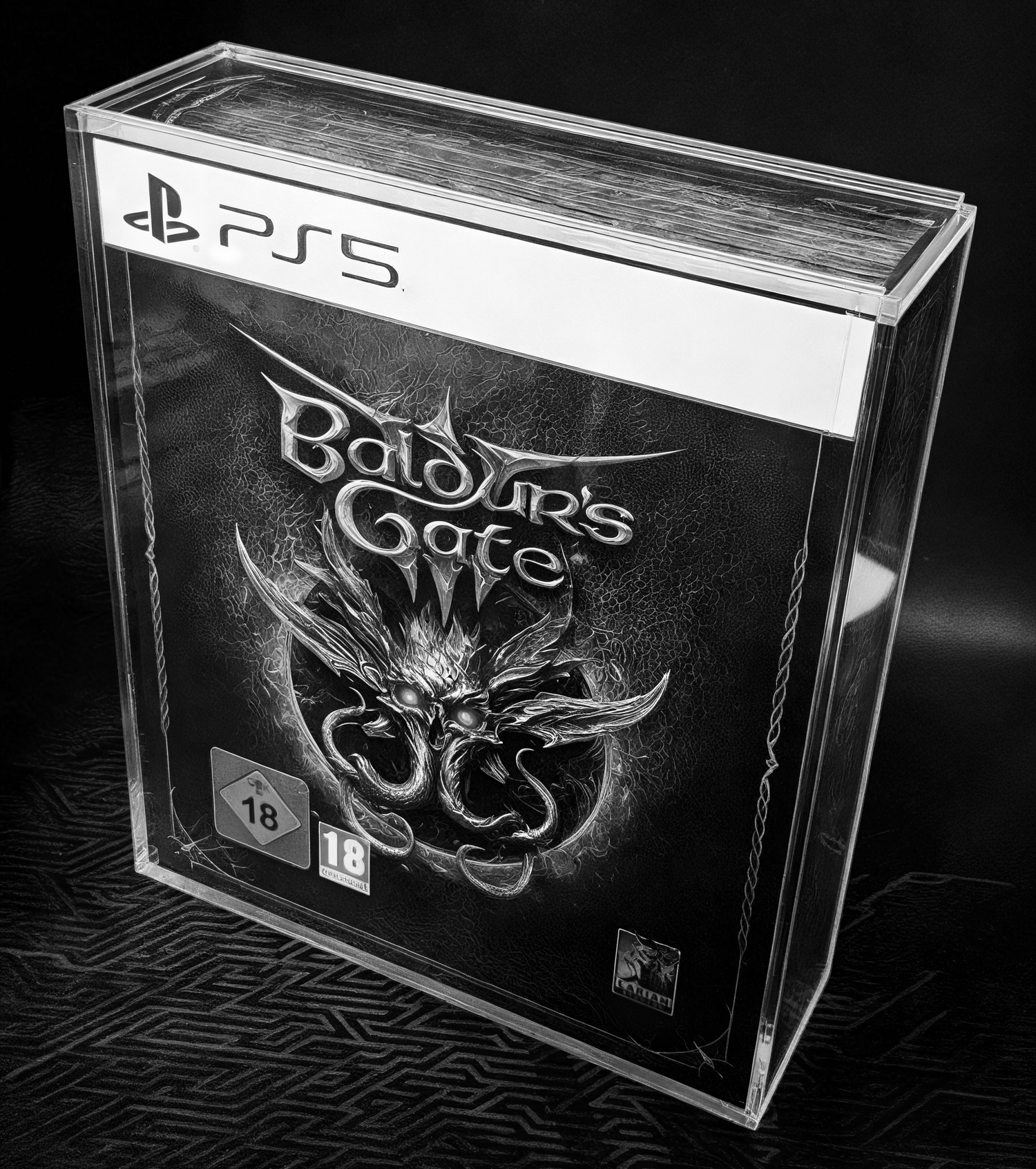 Baldurs Gate 3 Deluxe (PC, XBOX and PS5) Edition Acrylic Display Case